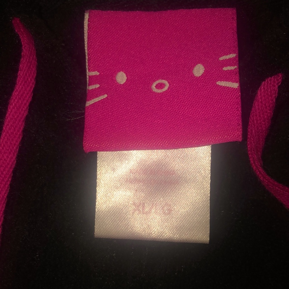 Hello Kitty Soft Plush Zip Up With Ears In The Ho… - image 1